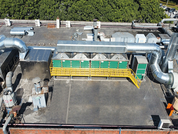广州某厂6万风量喷涂废气