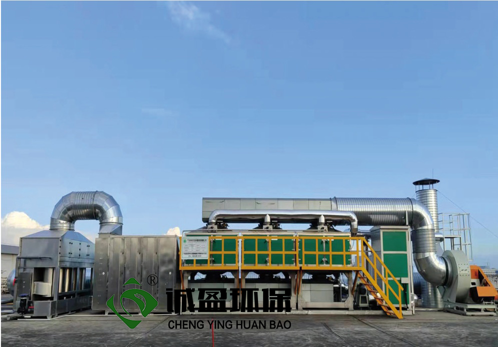 东莞某厂5万风量五金喷涂废气.jpg